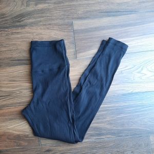 Tan + Lines TEMESCAL CYN LEGGINGS - BLACK RIBBED - LARGE